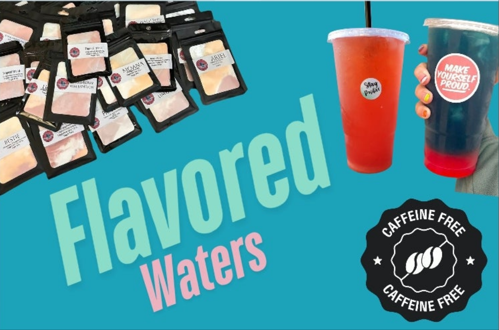 Bulk flavored waters ZERO CAFFEINE