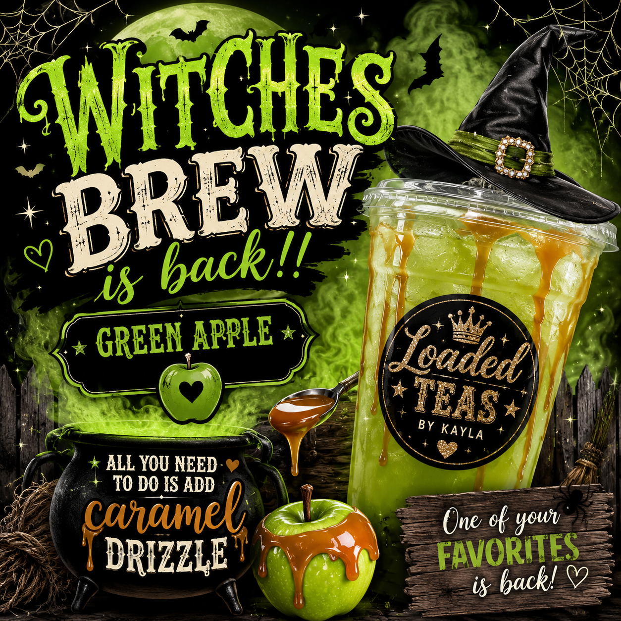 Witches Brew Loaded tea Single Serving