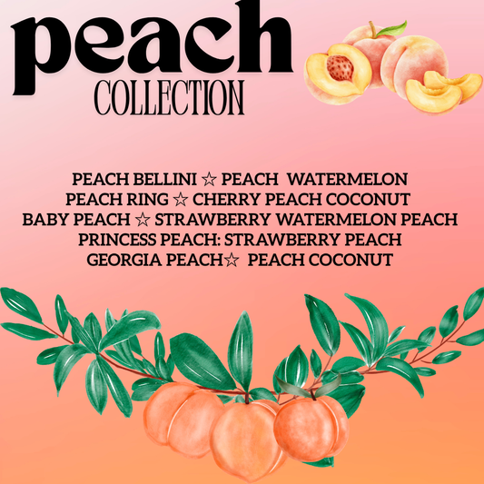 5 Peach inspired LOADED TEAS