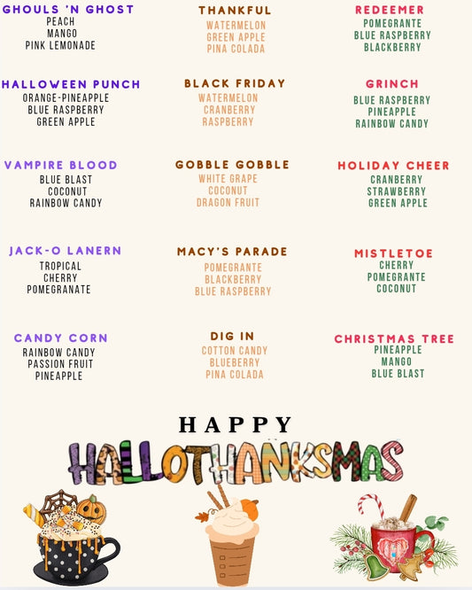Flavored Waters 15 HALLOTHANKSMAS bundle