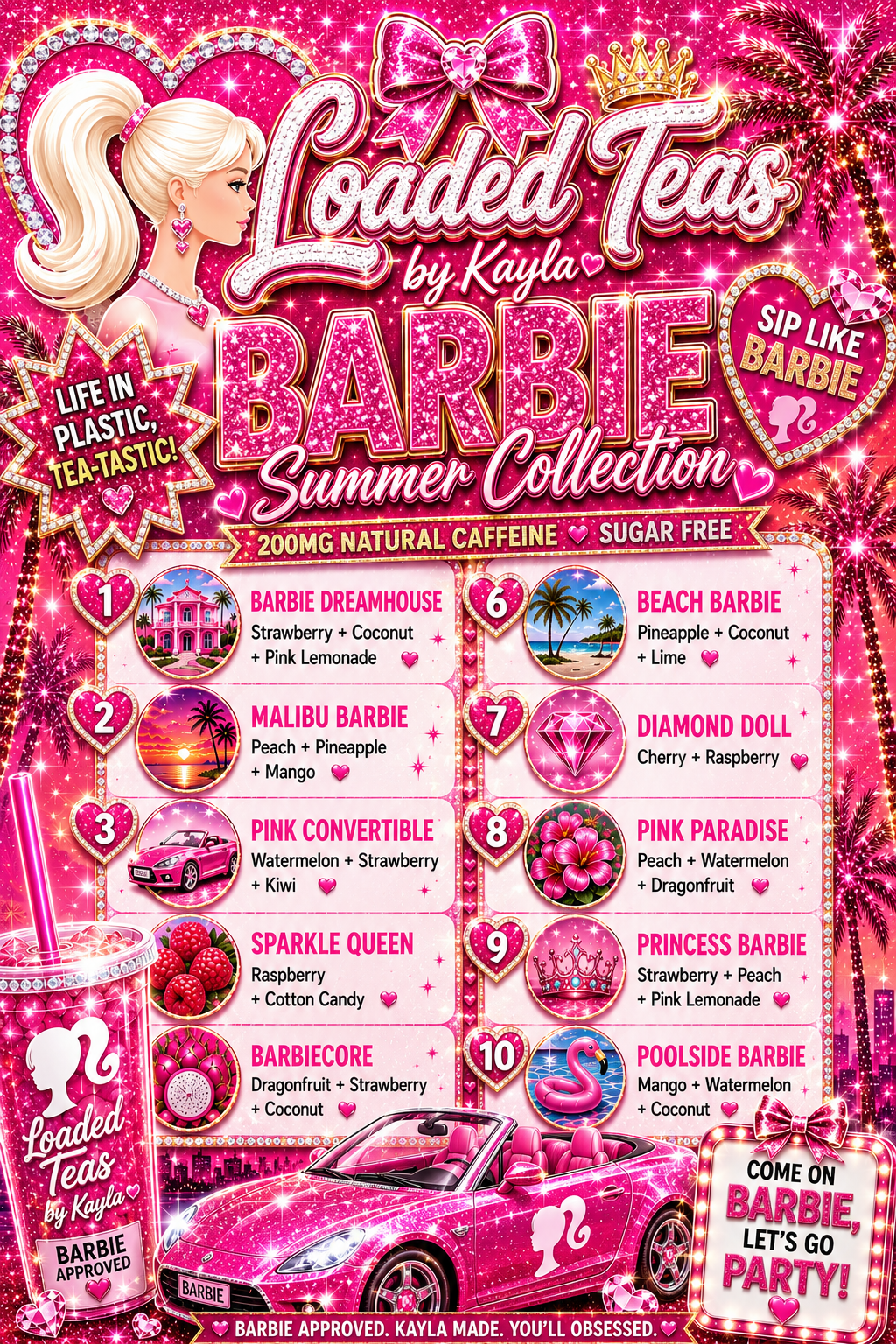 BARBIE LOADED TEA COLLECTION