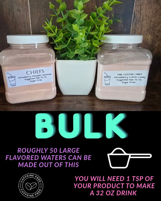 Bulk FLAVORED WATERS ZERO CAFFEINE