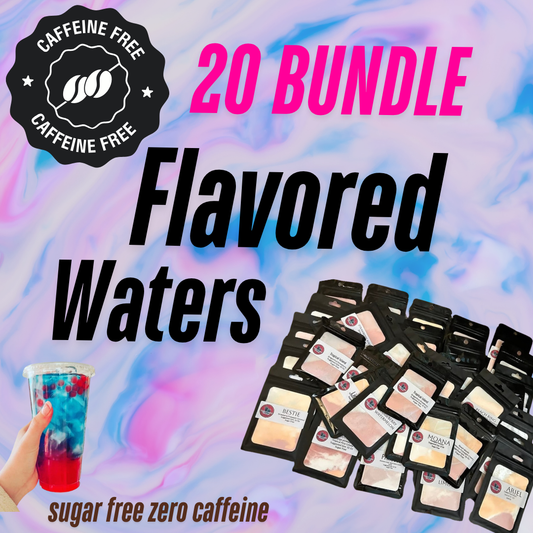 Bulk flavored waters ZERO CAFFEINE