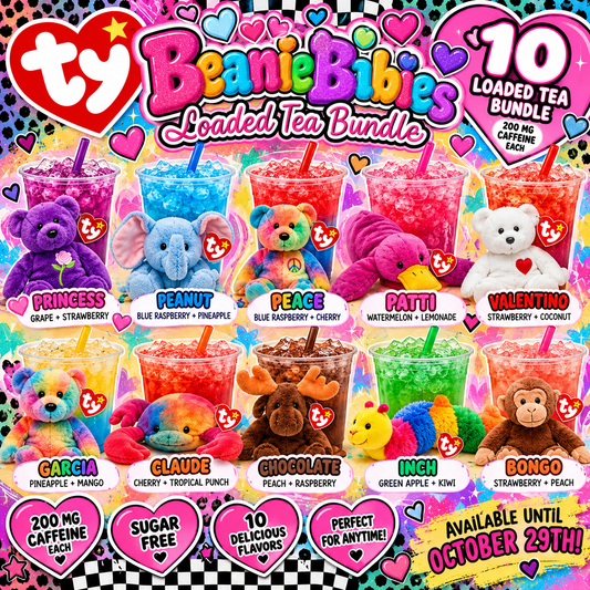 LOADED TEA BEANIE BABIES 10