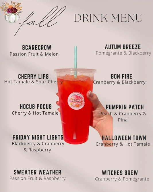FALL MENU LOADED TEAS