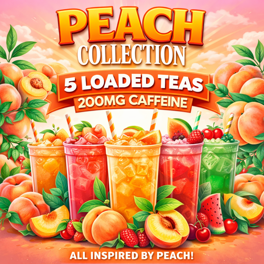5 Peach inspired LOADED TEAS