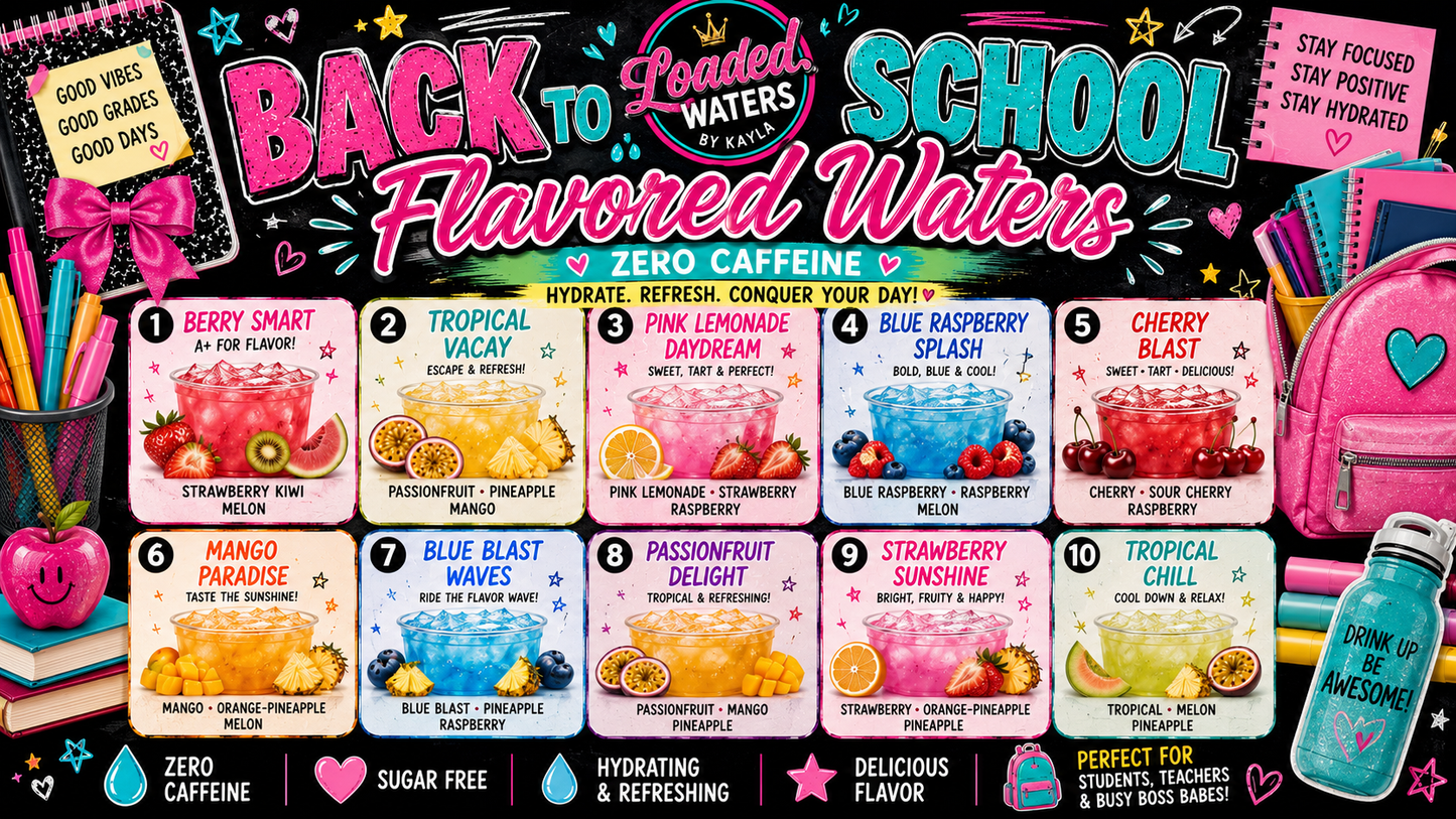 Back to School Flavored Water Bundle