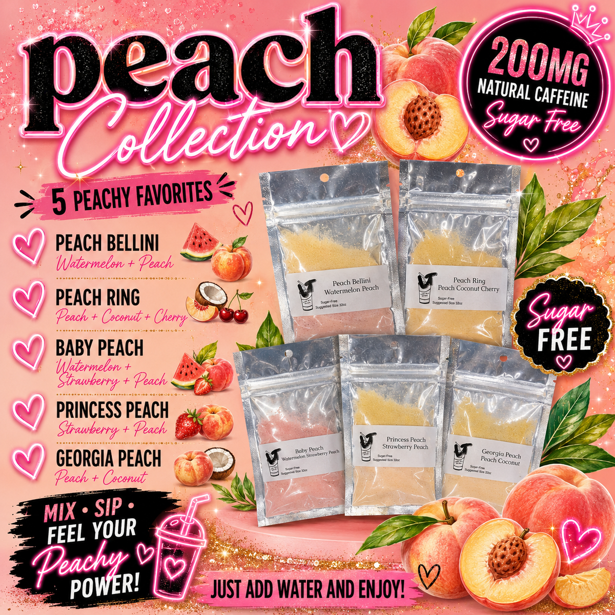 Peach Loaded Tea Collection
