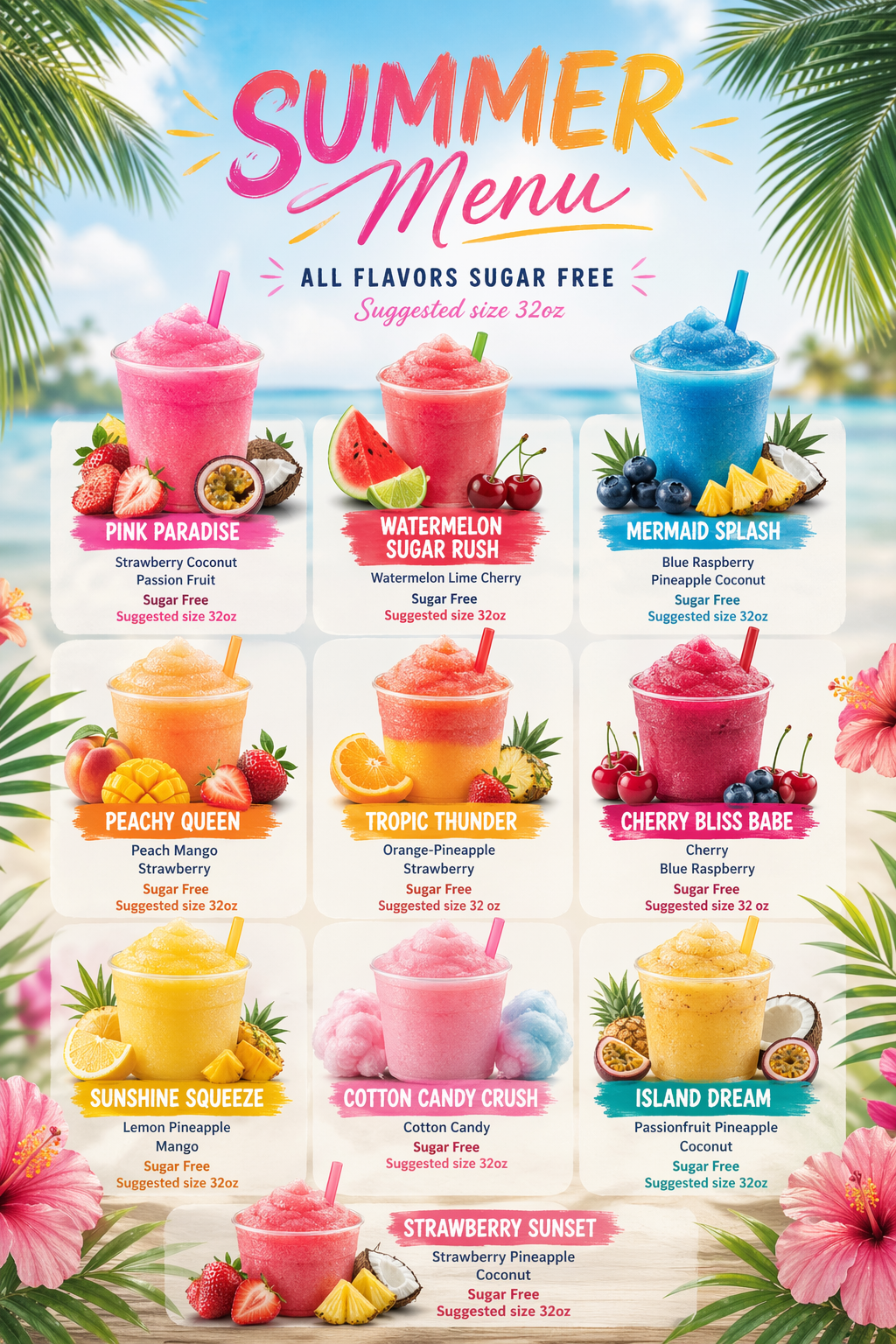 10 SUMMER BUNDLE FLAVORED WATERS